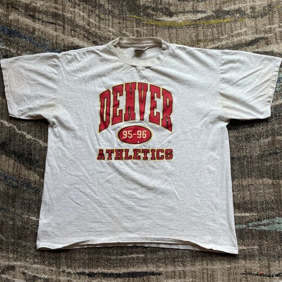 Shirts Vintage 9s Du Pioneers Denver Athletics Bleacher Creature